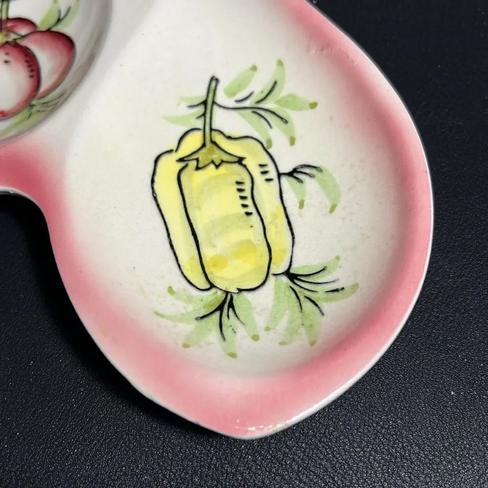 Very Nice MidCentury X modern Spoon rest10”long by 6” wide. Rare. kk315